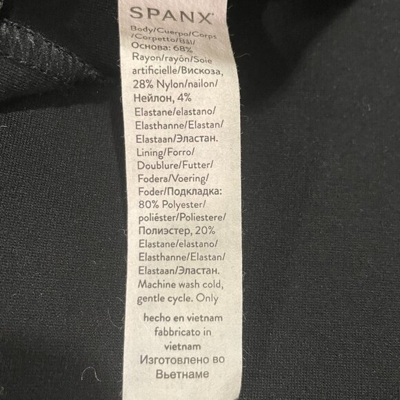 (NEW) SPANX Hi Waist Straight Leg Ponte Pants, Black - S - Picture 8 of 12